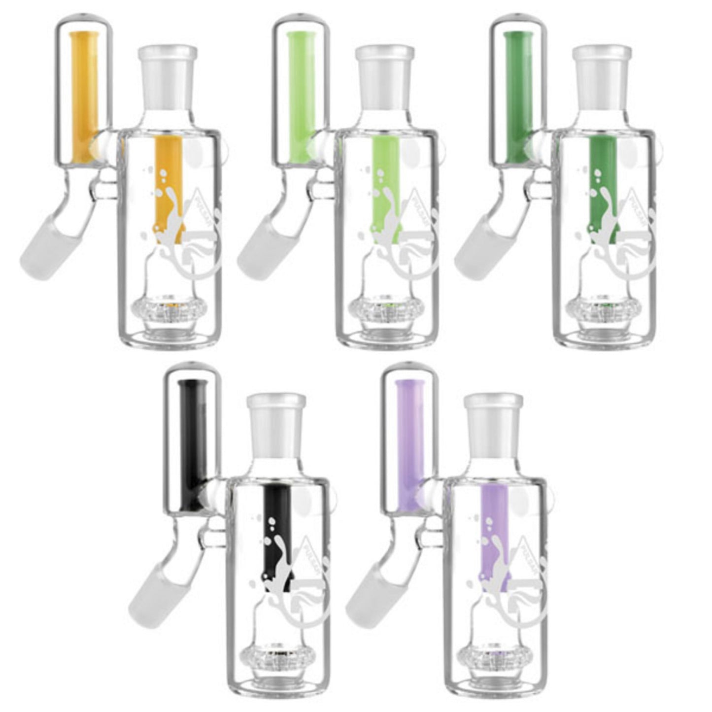 Pulsar “No Ash” Ash Catcher (14mm Joint, 45° Angle) by Pulsar | Mission Dispensary