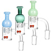 Pulsar Quartz Banger w. Helix Carb Cap (14mm Joint, 90° Angle) by Pulsar | Mission Dispensary
