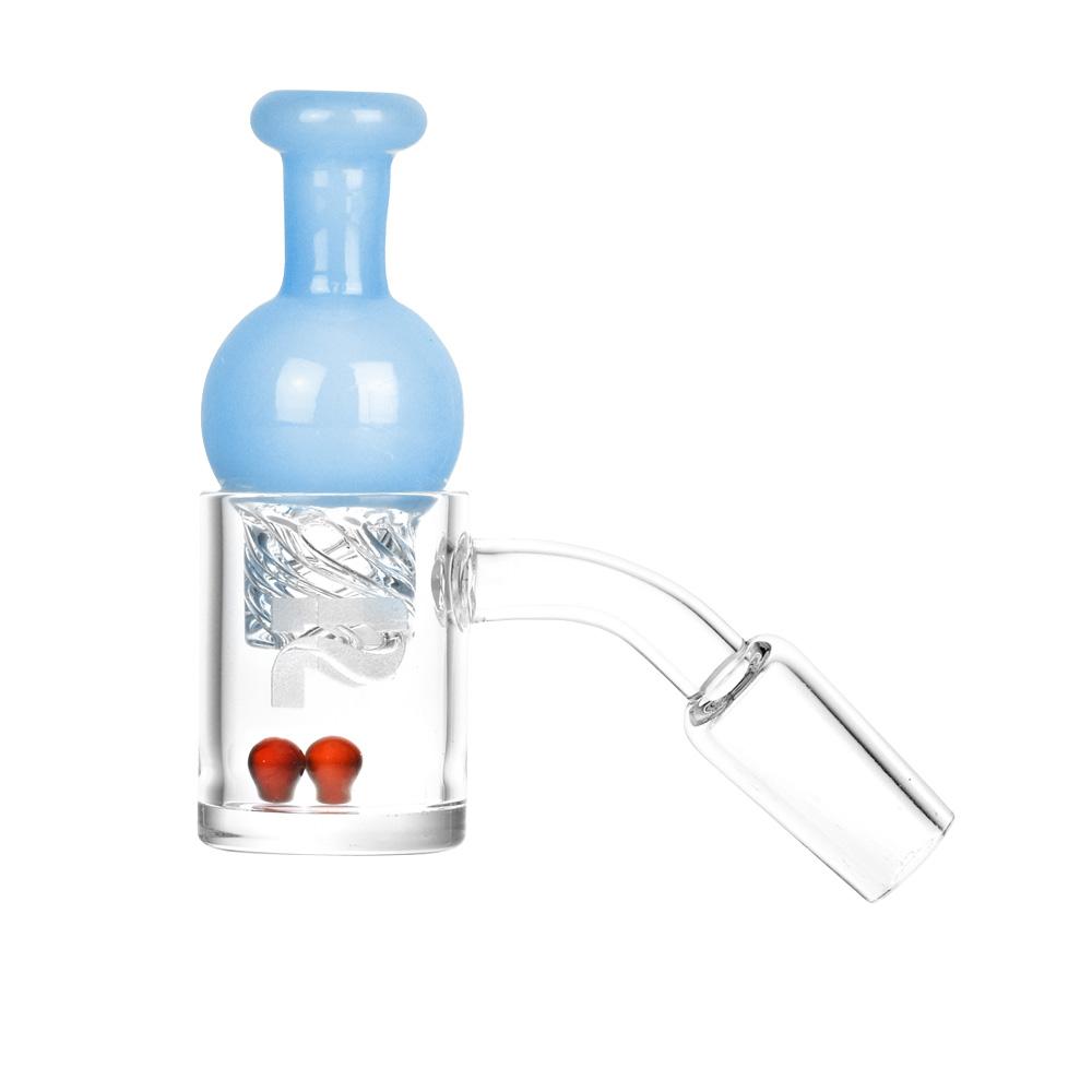 Pulsar Quartz Banger w. Helix Carb Cap (14mm Joint, 45° Angle) by Pulsar | Mission Dispensary