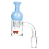 Pulsar Quartz Banger w. Helix Carb Cap (14mm Joint, 90° Angle) by Pulsar | Mission Dispensary
