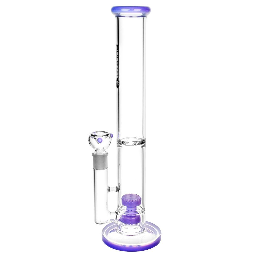Pulsar 16” Showerhead Perc Straight Tube Bong by Pulsar | Mission Dispensary