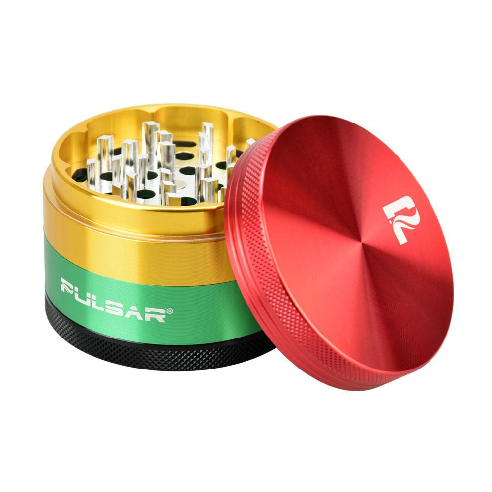 Pulsar 2 Hard Top 4-Piece Grinder by Pulsar | Mission Dispensary
