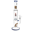 Pulsar 15” Spiral Space Glow Bong by Pulsar | Mission Dispensary