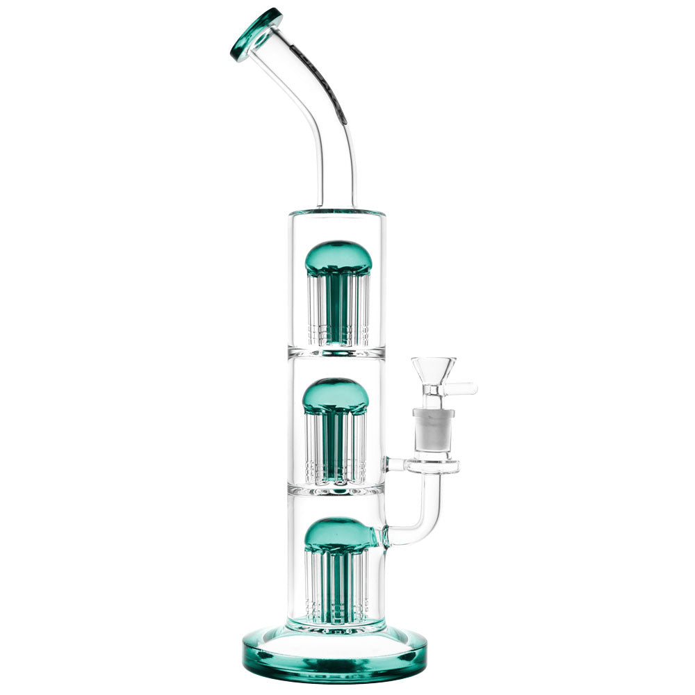 Pulsar 14” Triple Jellyfish Perc Bong by Pulsar | Mission Dispensary