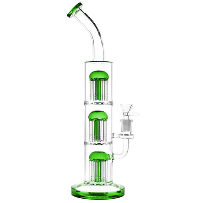 Pulsar 14” Triple Jellyfish Perc Bong by Pulsar | Mission Dispensary