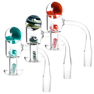 Pulsar Twist Terp Slurper Banger Set (14mm Joint, 90° Angle) by Pulsar | Mission Dispensary