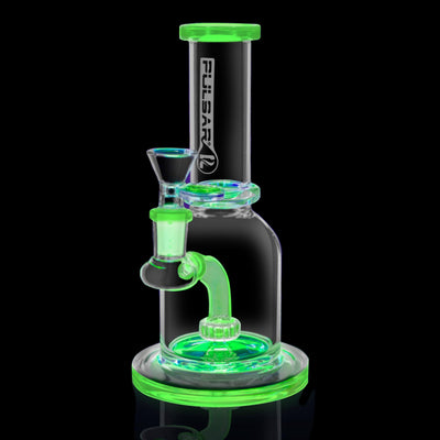 Pulsar 7.5” UV Reactive Circ Perc Bong by Pulsar | Mission Dispensary