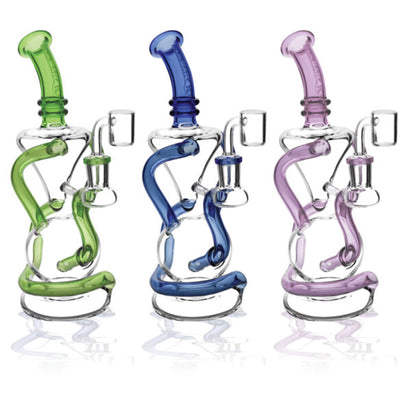 Pulsar 9” Vortex Recycler Oil Rig by Pulsar | Mission Dispensary