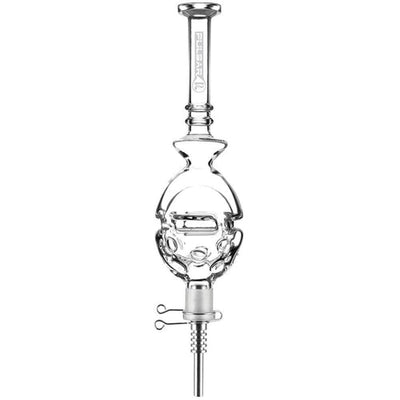 Pulsar Glass 11” Egg Dab Straw by Pulsar | Mission Dispensary