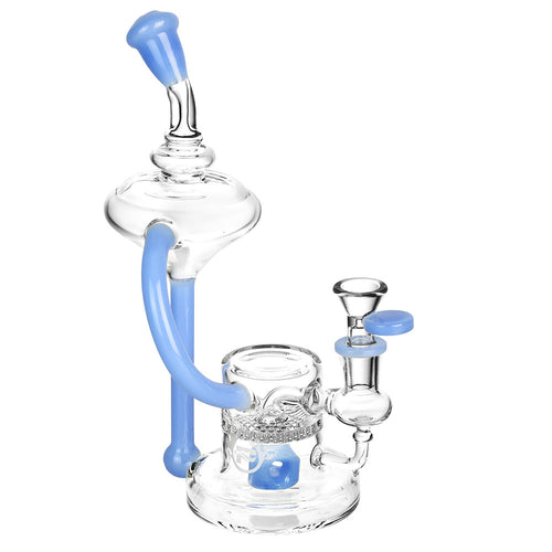 Pulsar 9” Lab Tubes Recycler Bong by Pulsar | Mission Dispensary