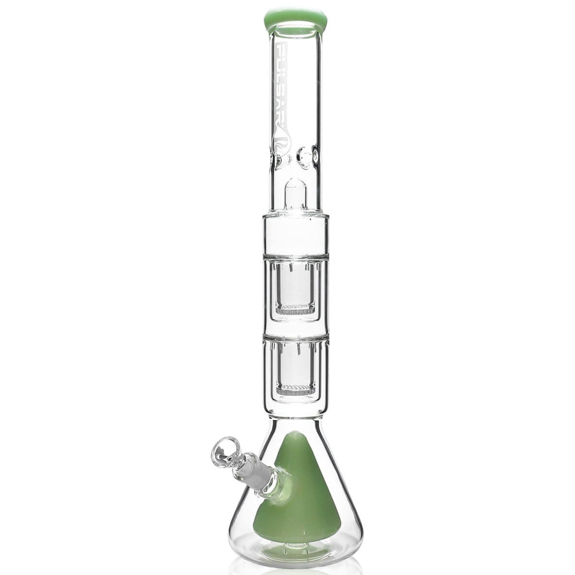Pulsar 21.5” Quad Perc Beaker Bong by Pulsar | Mission Dispensary