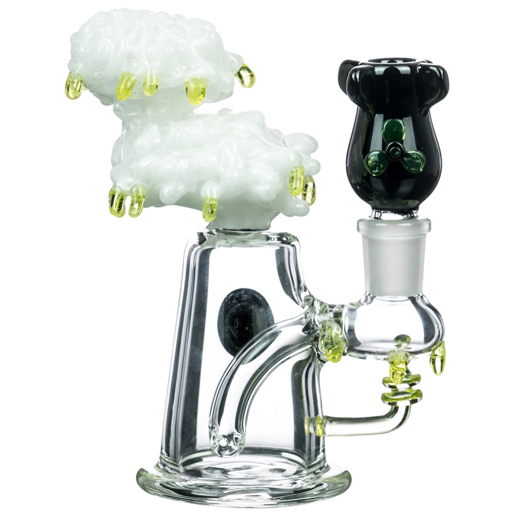 Empire Glassworks 6” Radioactive Cloud Bong w. Nuke Bowl 