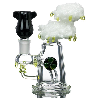 Empire Glassworks 6” Radioactive Cloud Bong w. Nuke Bowl 