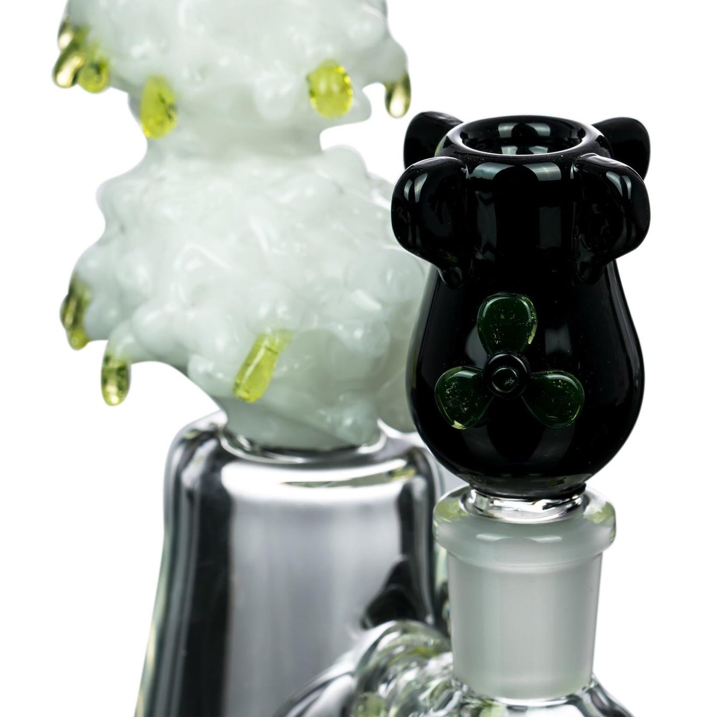 Empire Glassworks 6” Radioactive Cloud Bong w. Nuke Bowl 