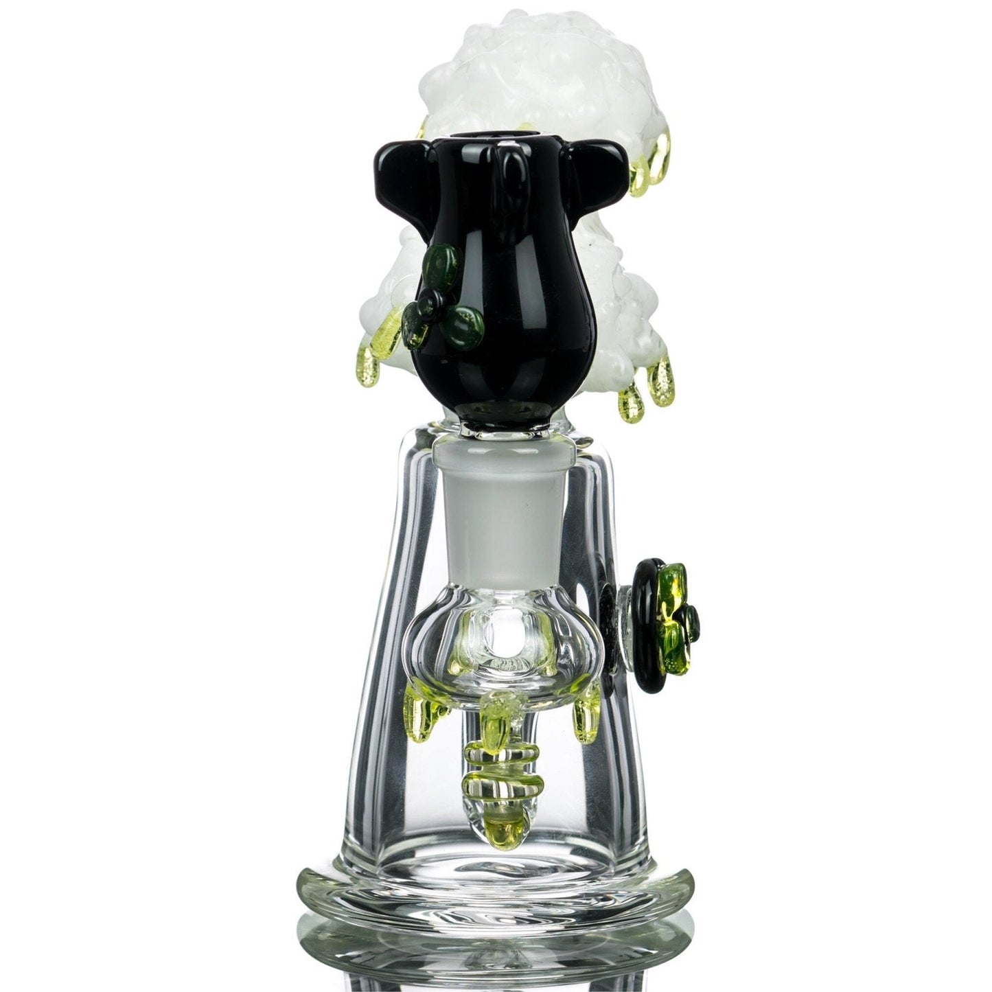 Empire Glassworks 6” Radioactive Cloud Bong w. Nuke Bowl 