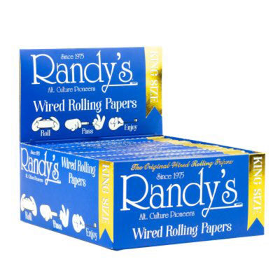 Randy’s Classic King Size Wired Rolling Papers by Randy’s | Mission Dispensary