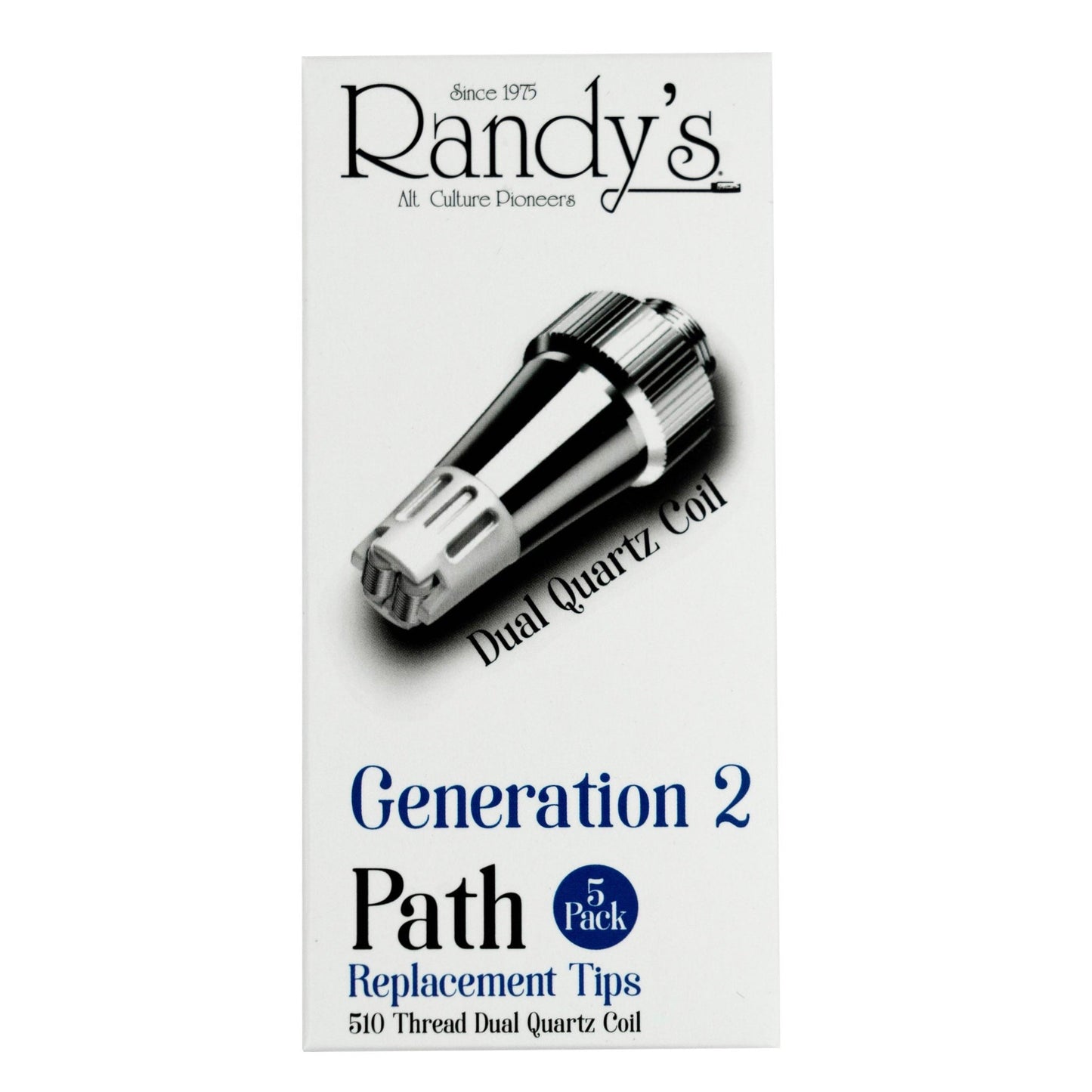 Randy’s Path Gen 2 Dual Quartz Coil Tips by Randy’s | Mission Dispensary