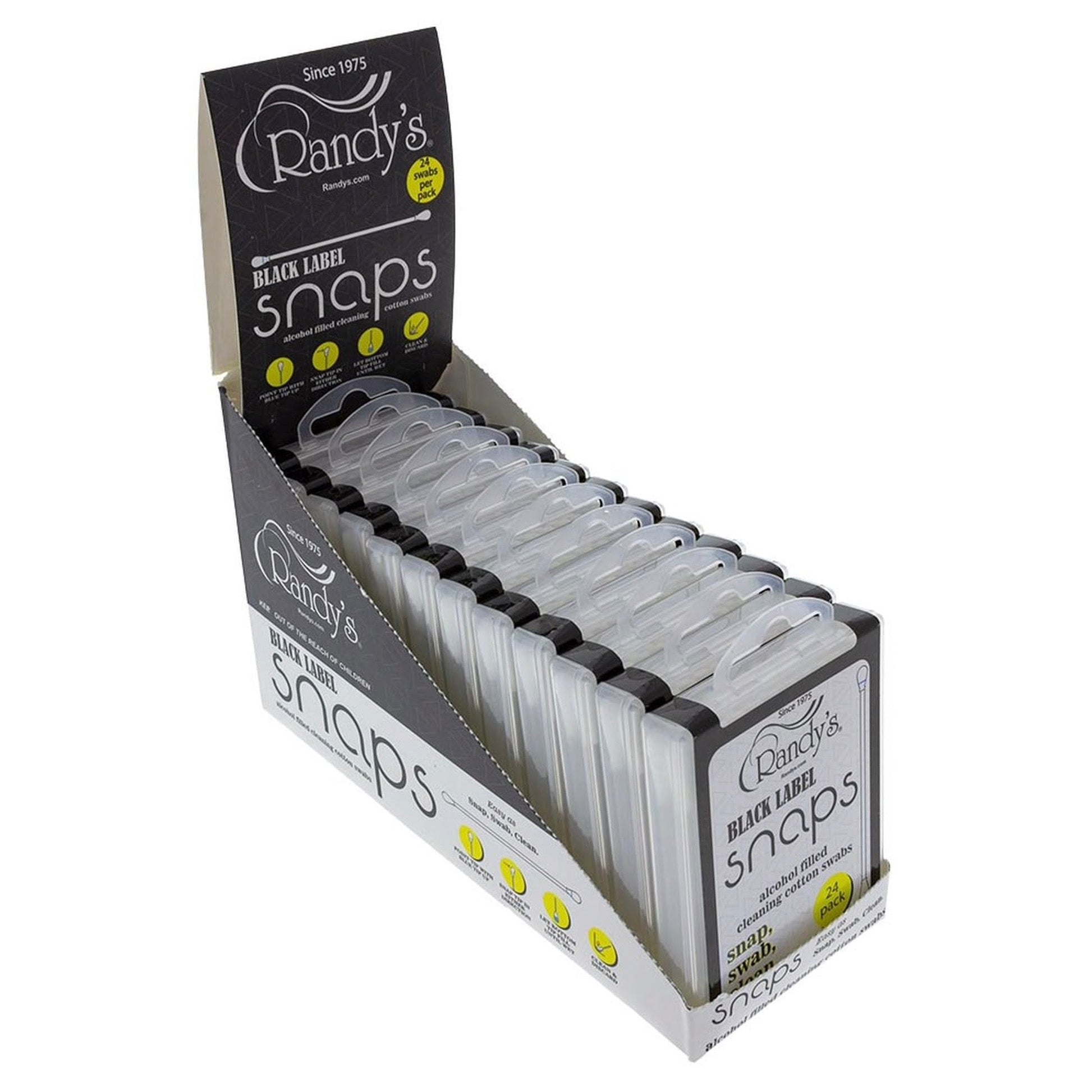 Randy’s Black Label Snaps - Alcohol Filled Cotton Swabs by Randy’s | Mission Dispensary