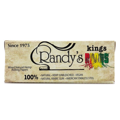 Randy’s King Roots - XL Organic Hemp Wired Rolling Papers by Randy’s | Mission Dispensary