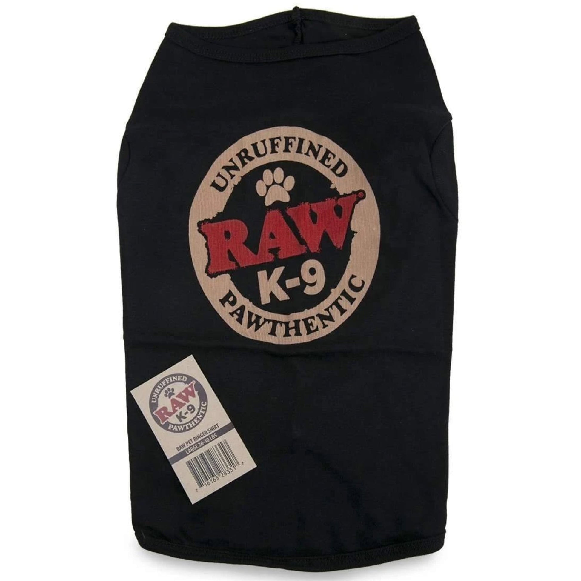 Raw® K-9 Ringer Shirt by RAW Rolling Papers | Mission Dispensary