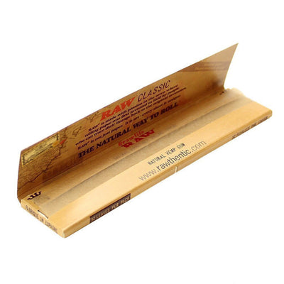 Raw® Classic King Size Slim Rolling Papers by RAW Rolling Papers | Mission Dispensary
