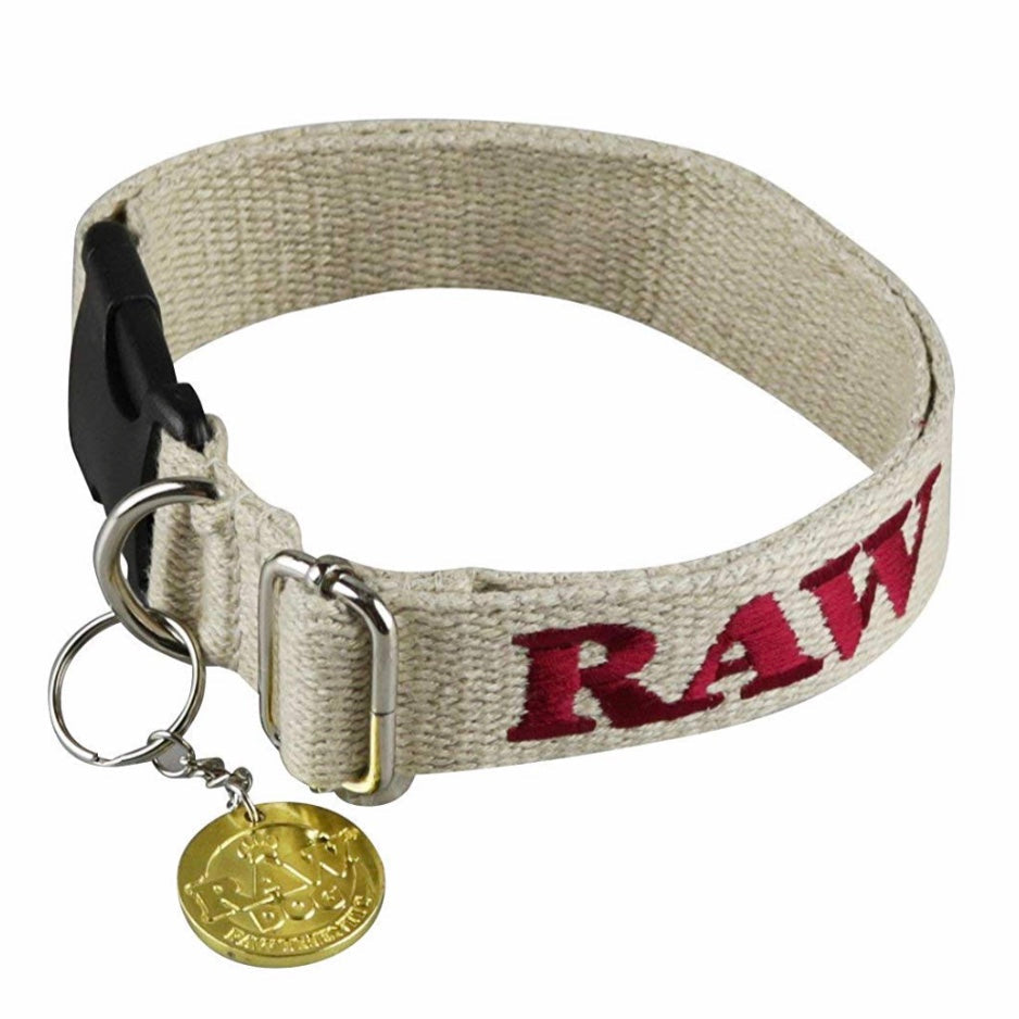 Raw® Rolling Papers Hemp Dog Collar by RAW Rolling Papers | Mission Dispensary