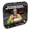 Raw® Oops Large Metal Rolling Tray (14” x 11”) by RAW Rolling Papers | Mission Dispensary