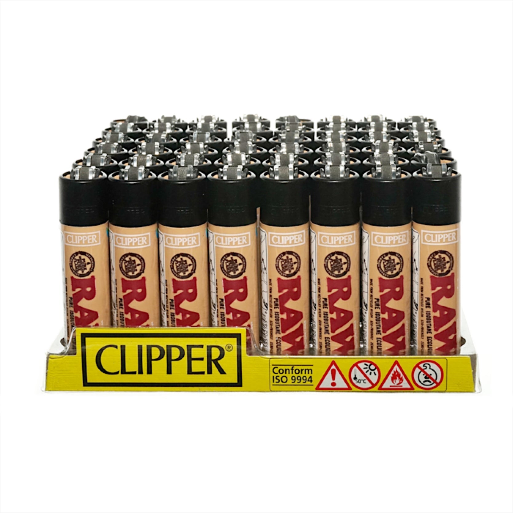 Raw® Refillable Clipper Lighter w. Integrated Poker 🔥 by RAW Rolling Papers | Mission Dispensary