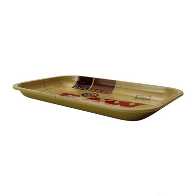 Raw® Small Metal Rolling Tray (11 x 7) by RAW Rolling Papers | Mission Dispensary