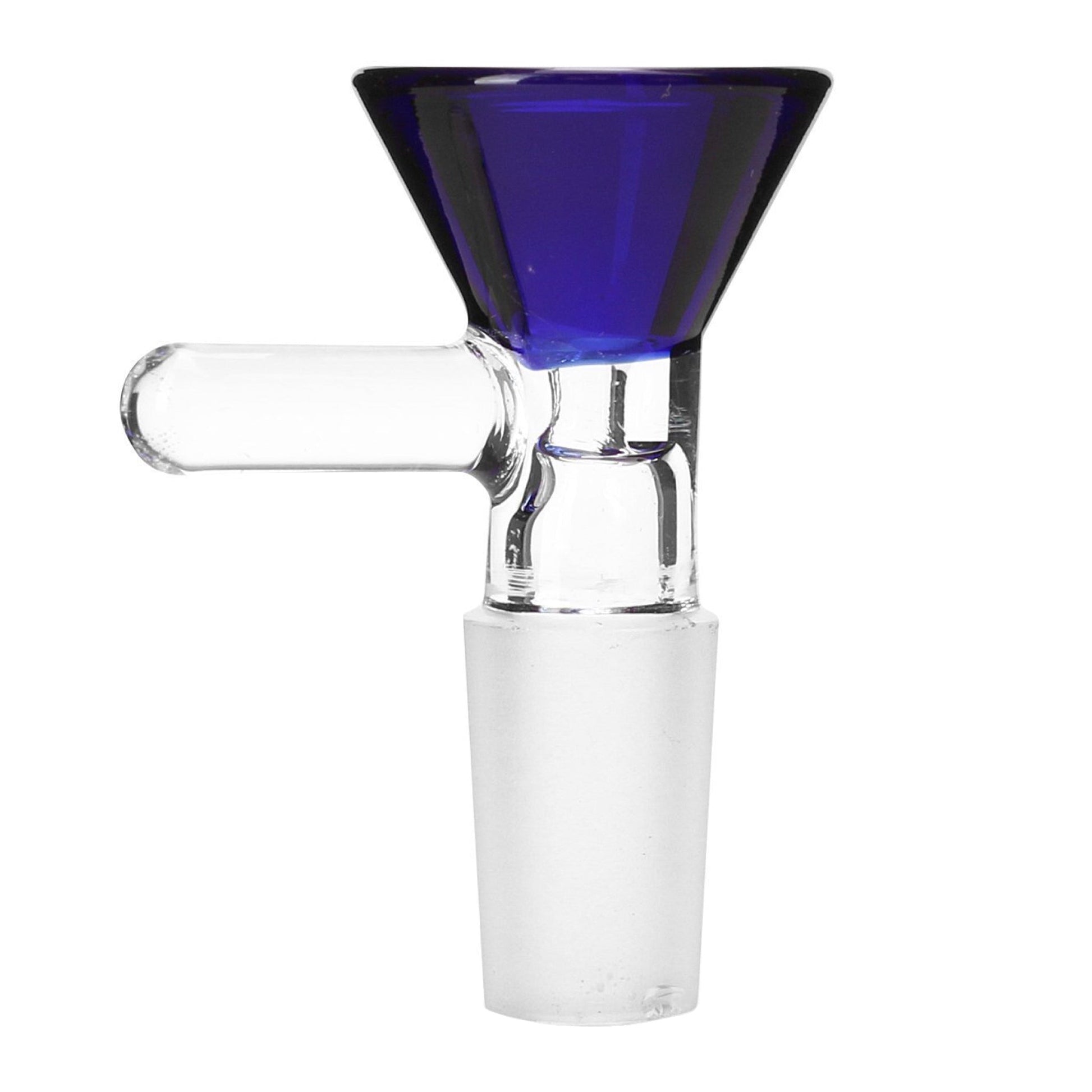 Colored Glass Water Pipe Bowl Piece - 14mm Male by Mission Dispensary | Mission Dispensary
