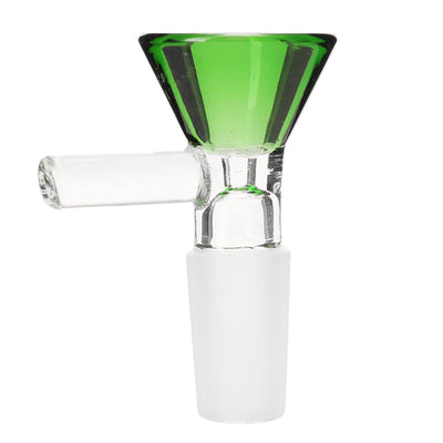 Colored Glass Water Pipe Bowl Piece - 14mm Male by Mission Dispensary | Mission Dispensary