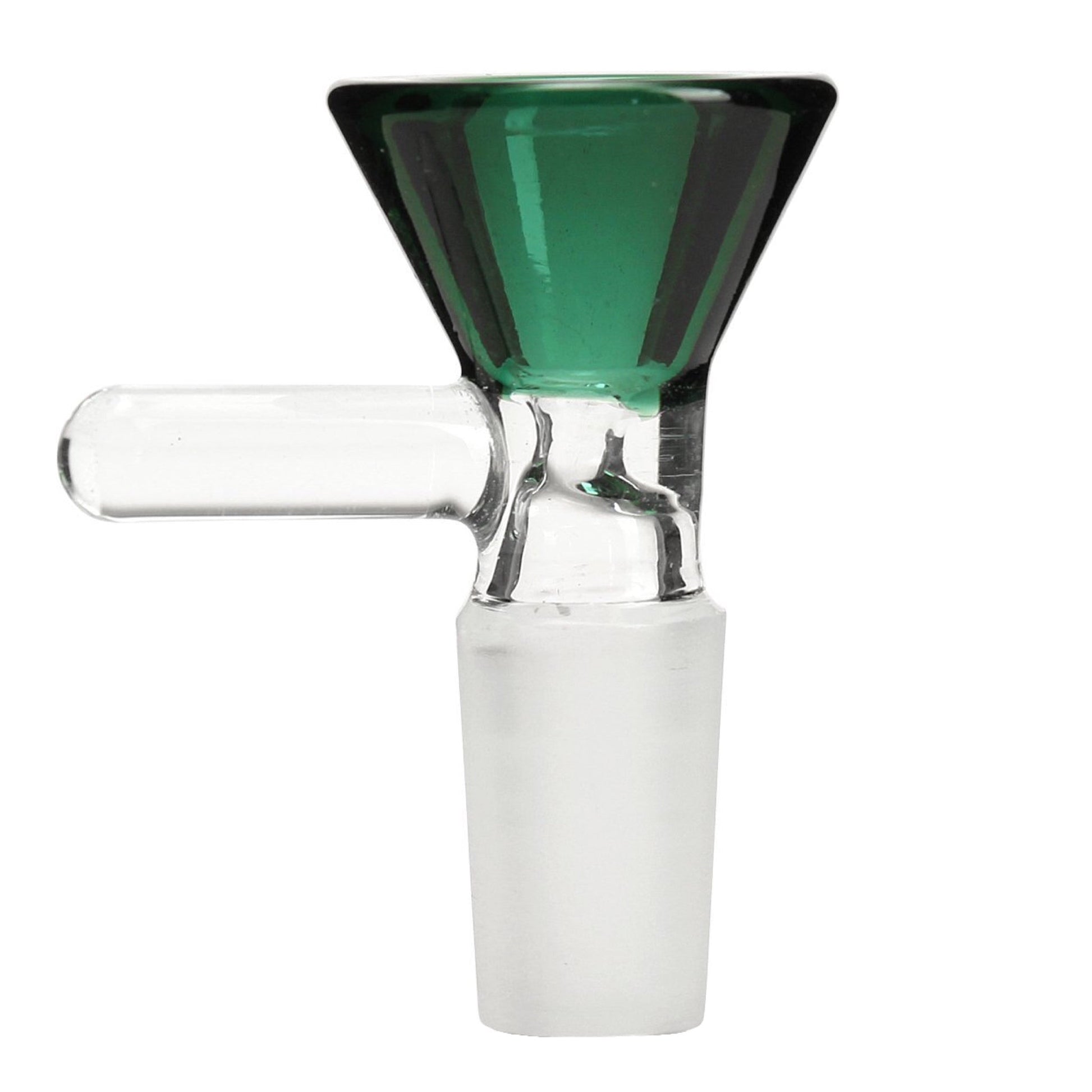 Colored Glass Water Pipe Bowl Piece - 14mm Male by Mission Dispensary | Mission Dispensary