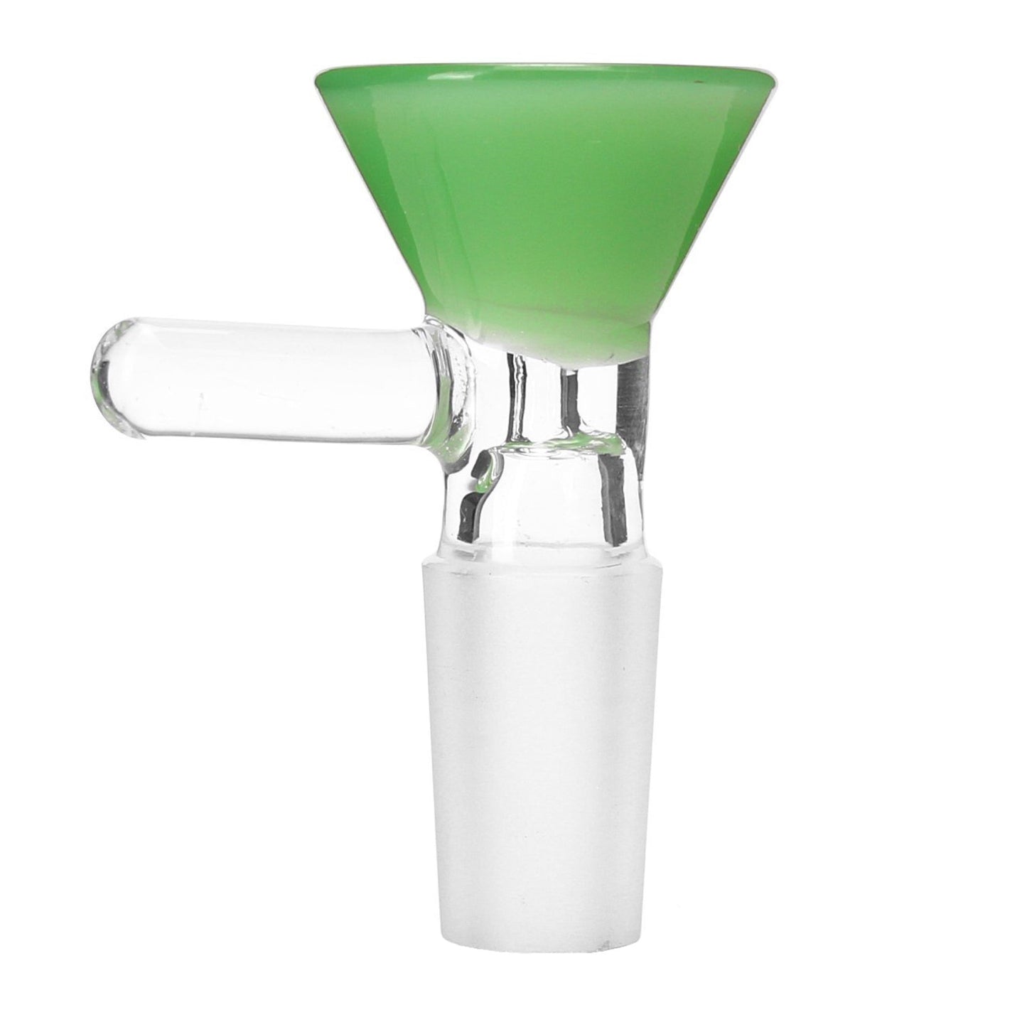 Colored Glass Water Pipe Bowl Piece - 14mm Male by Mission Dispensary | Mission Dispensary