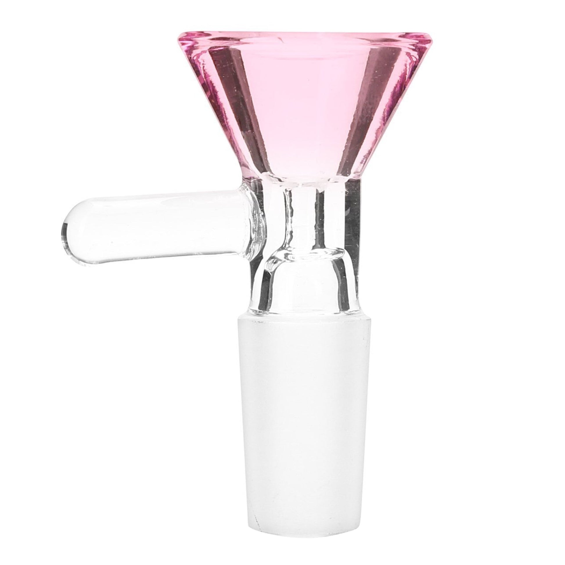 Colored Glass Water Pipe Bowl Piece - 14mm Male by Mission Dispensary | Mission Dispensary