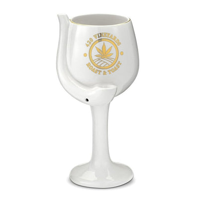 Roast & Toast Wine Glass Pipe by Roast & Toast | Mission Dispensary
