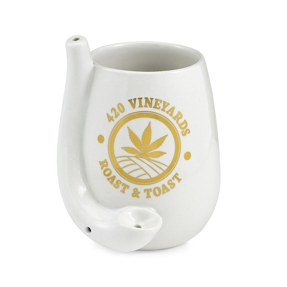Roast & Toast Wine Glass Pipe by Roast & Toast | Mission Dispensary