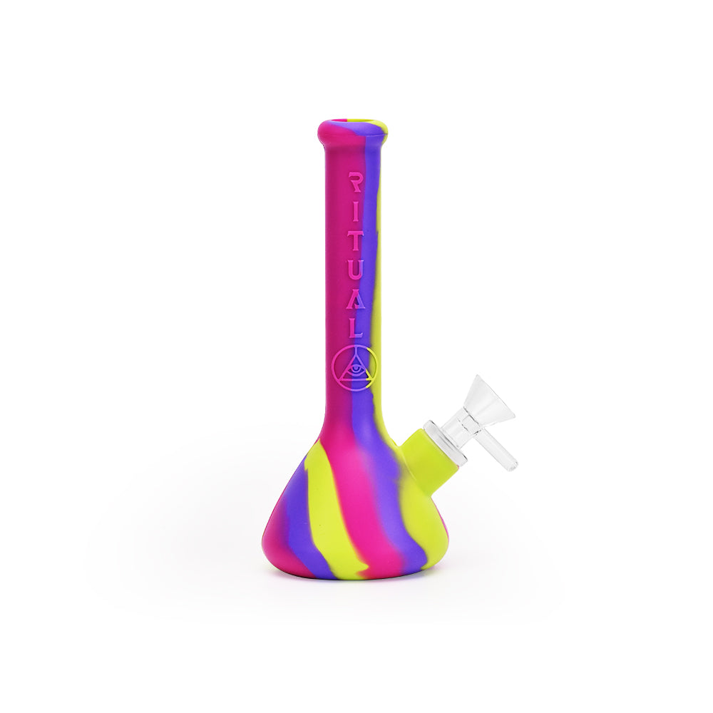 Ritual 7.5” Deluxe Silicone Mini Beaker Bong by Ritual | Mission Dispensary