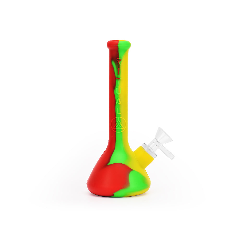 Ritual 7.5” Deluxe Silicone Mini Beaker Bong by Ritual | Mission Dispensary