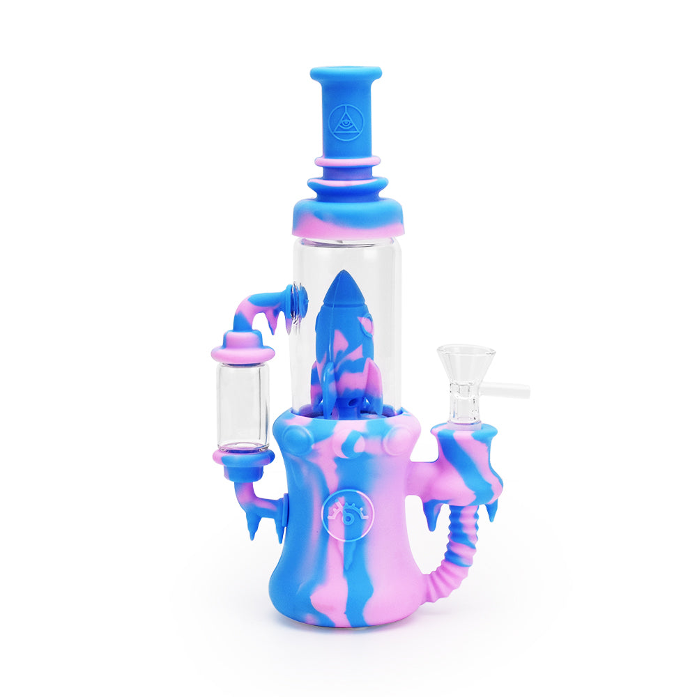 Ritual 8.5” Silicone Rocket Recycler Bong by Ritual | Mission Dispensary