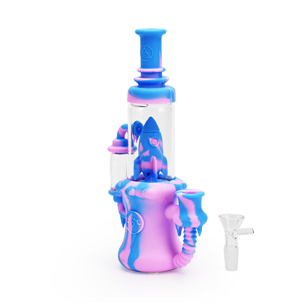 Ritual 8.5” Silicone Rocket Recycler Bong by Ritual | Mission Dispensary