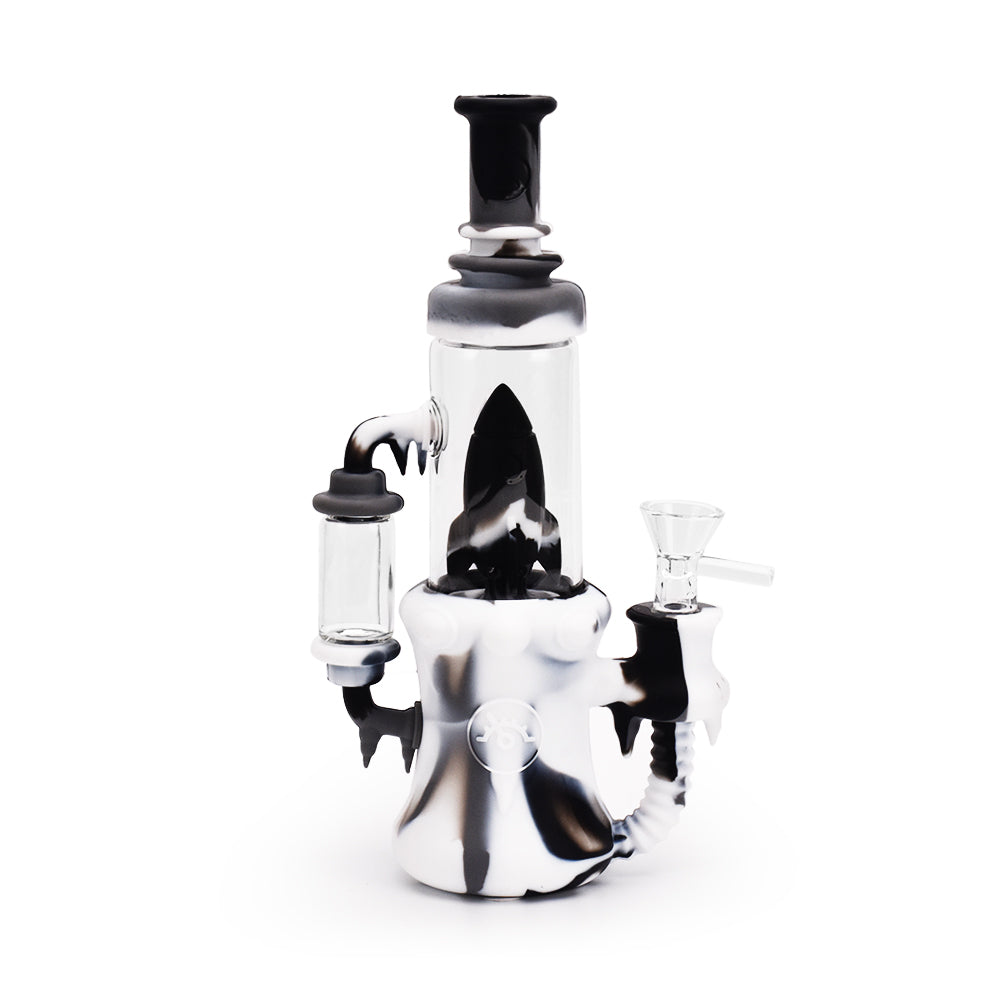 Ritual 8.5” Silicone Rocket Recycler Bong by Ritual | Mission Dispensary
