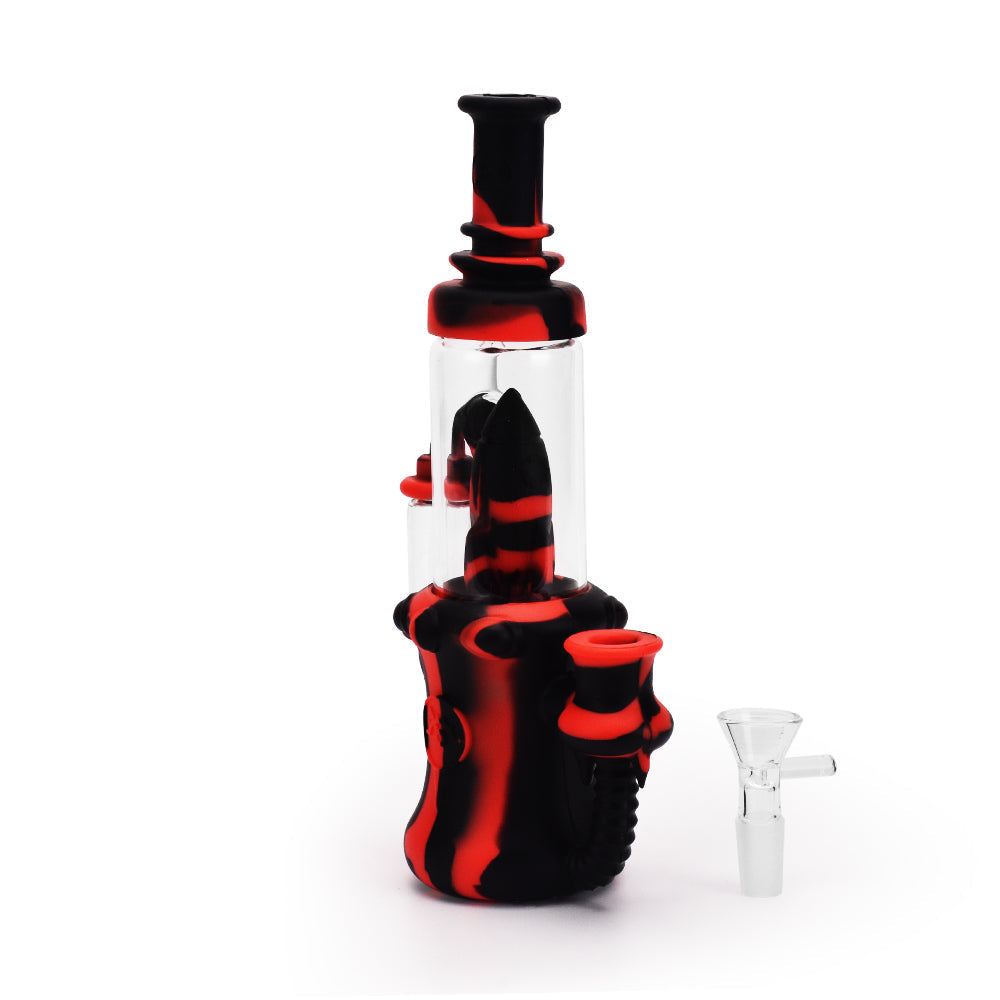 Ritual 8.5” Silicone Rocket Recycler Bong by Ritual | Mission Dispensary
