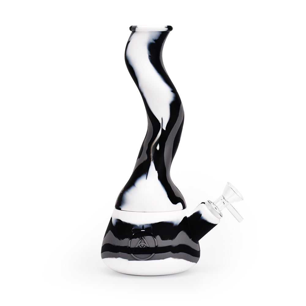Ritual 10” Wavy Silicone Beaker Bong by Ritual | Mission Dispensary