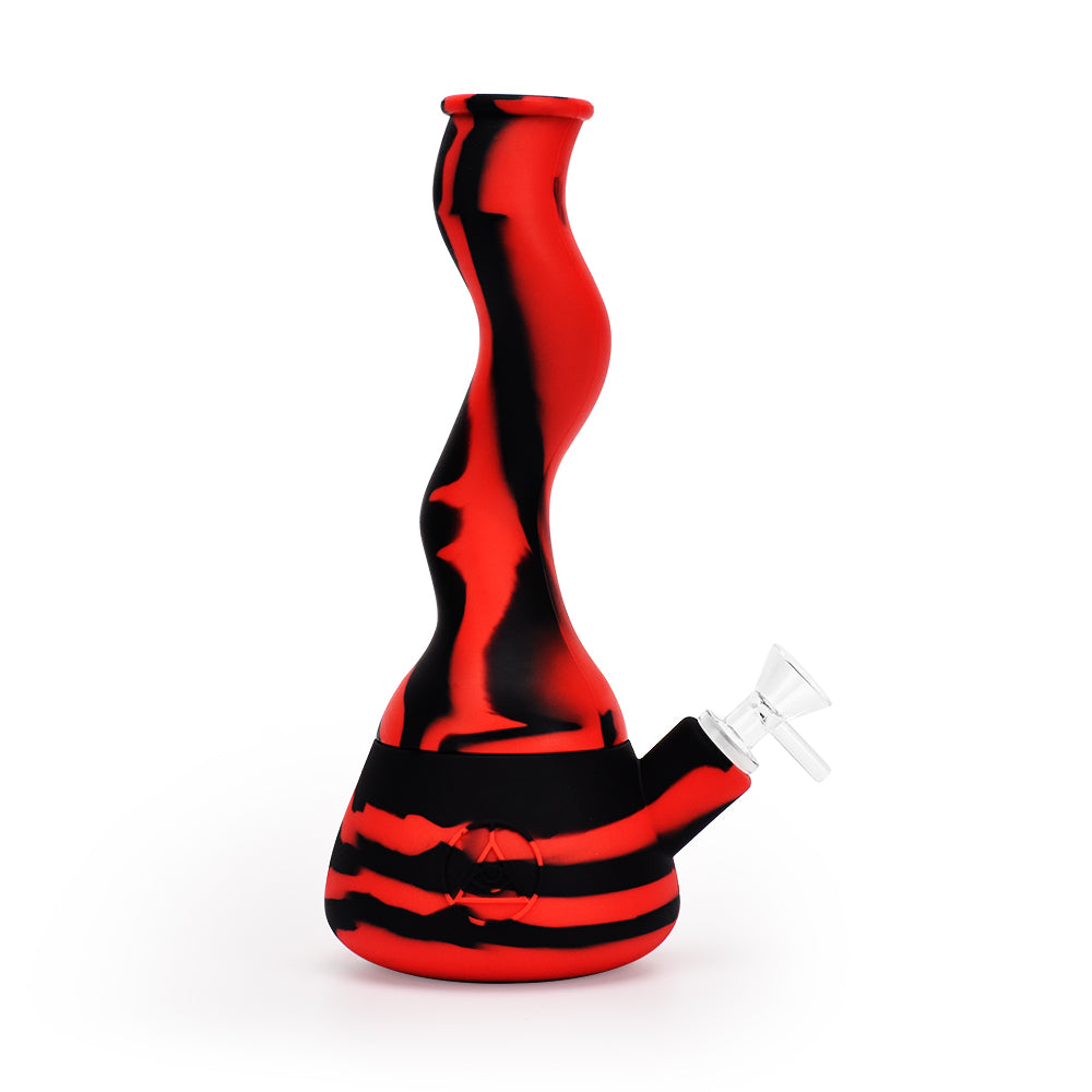 Ritual 10” Wavy Silicone Beaker Bong by Ritual | Mission Dispensary