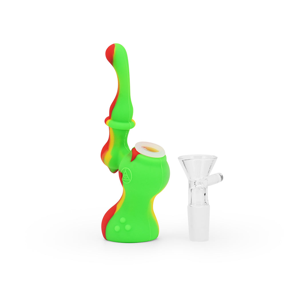Ritual 5” Silicone Upright Bubbler by Ritual | Mission Dispensary