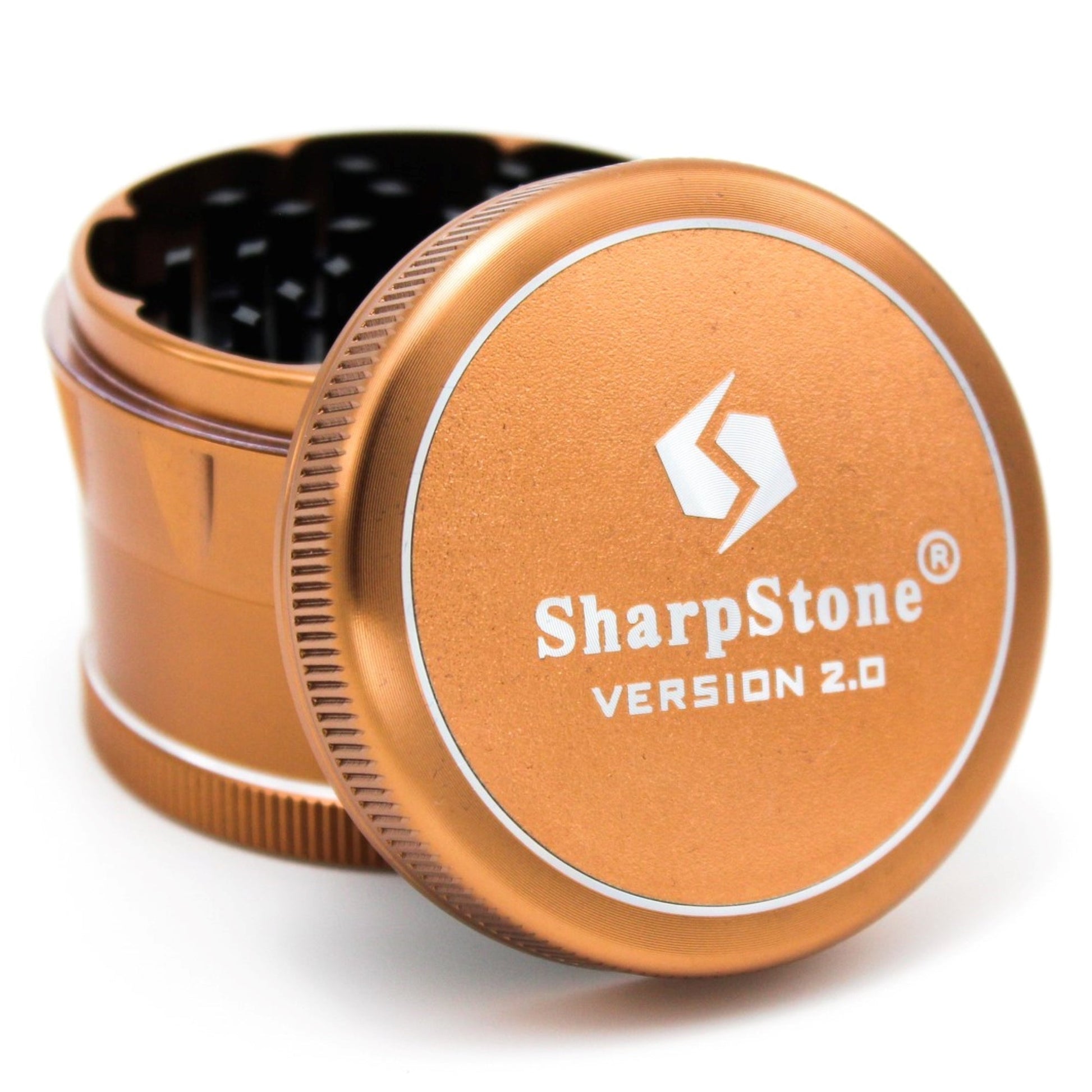 SharpStone V2 Hard Top 2.5 4-Piece Grinder by SharpStone | Mission Dispensary
