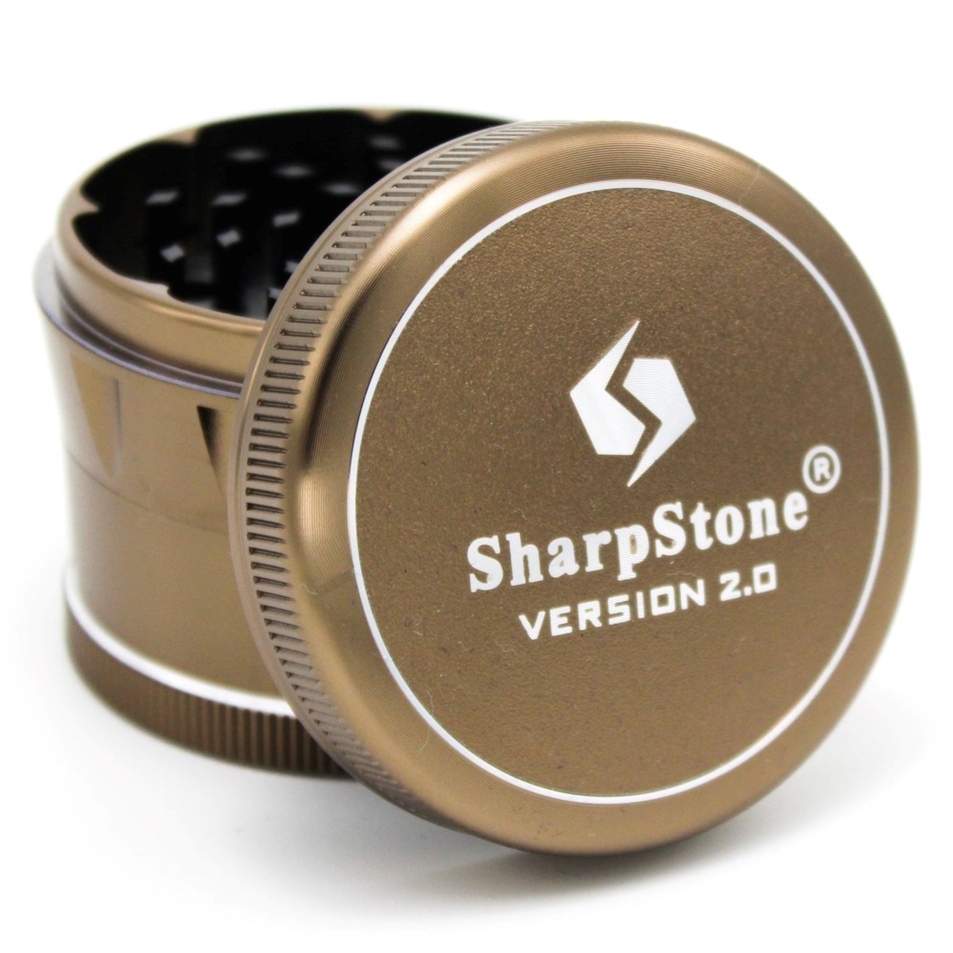 SharpStone V2 Hard Top 2.5 4-Piece Grinder by SharpStone | Mission Dispensary