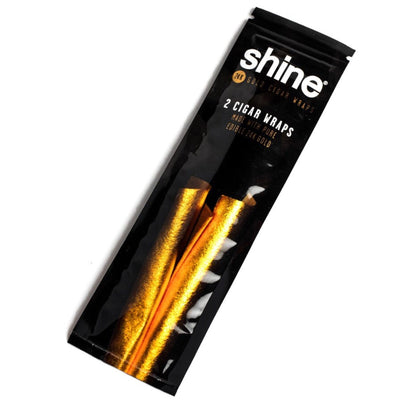 Shine® 24k Gold Wraps - 2 Per Pack by Shine Rolling Papers | Mission Dispensary