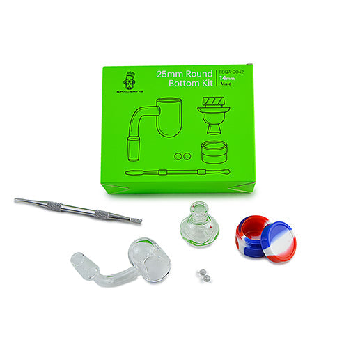 Space King Quartz Banger Sets (14mm Joint, 90° Angle) by Space King | Mission Dispensary