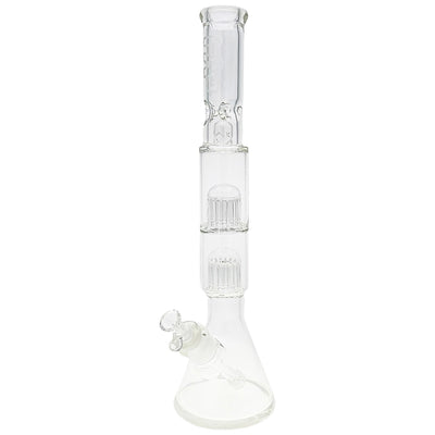 TAG 20” Double Big Tree Perc Beaker Bong by Thick Ass Glass | Mission Dispensary